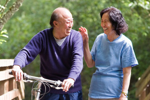 asianCoupleBike